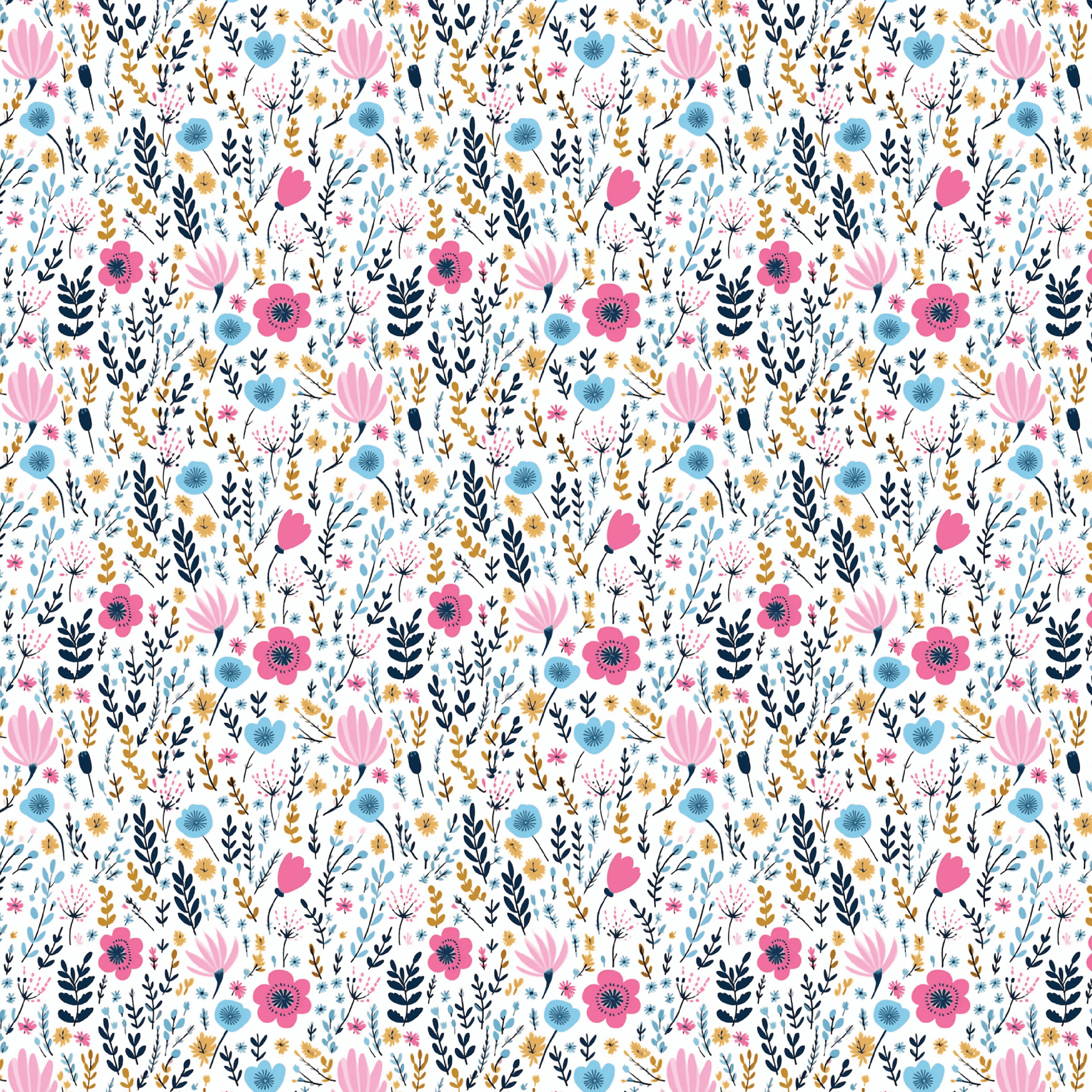 Itty Bitty Ditsy Floral Pattern Acrylic Sheets - CMB Pattern Acrylic